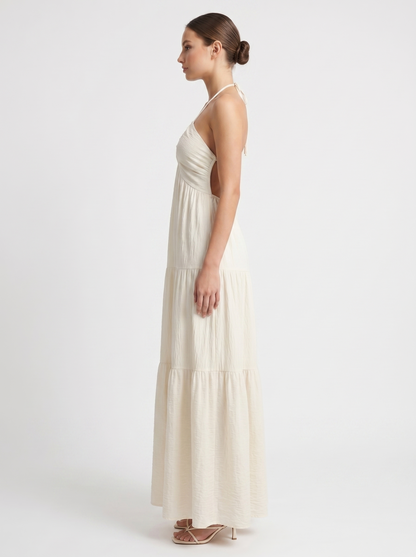 Valaisse™ - Flowy Halter Maxi Dress